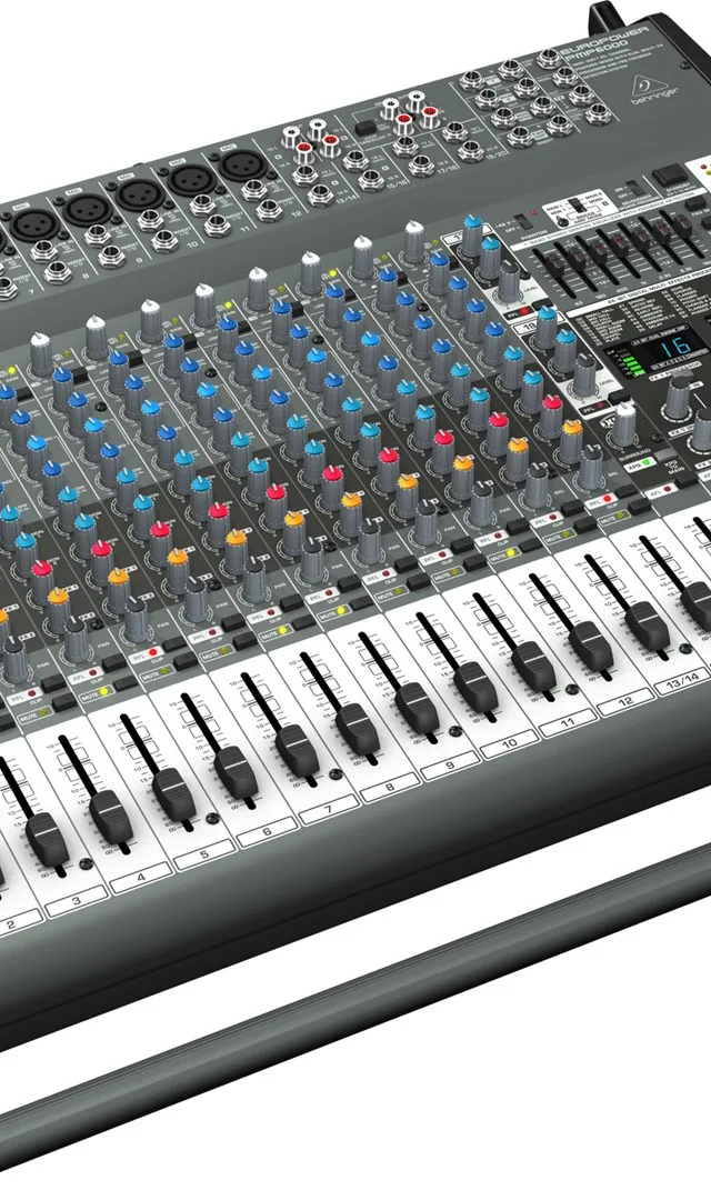 Behringer PMP6000 Audio Mixer 20 Channels 10 - 200000 Hz Black