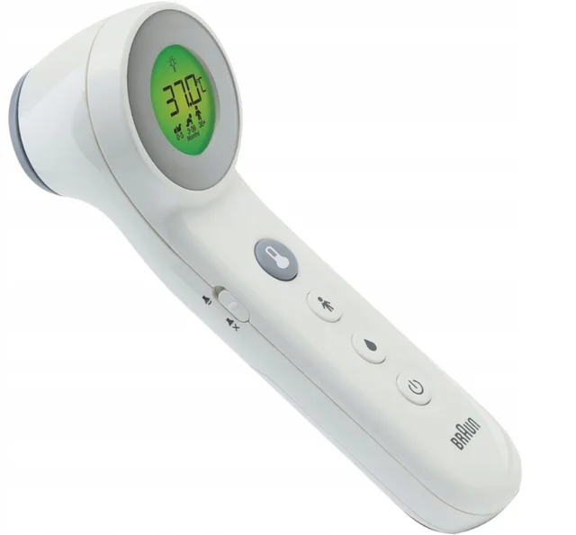 Braun BNT 400 BK Remote sensing thermometer Grey Forehead Buttons