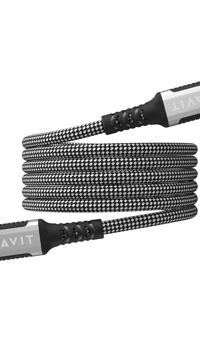 Havit CB6298 - Magnetic USB type C-Lightning cable, 1 m (black)
