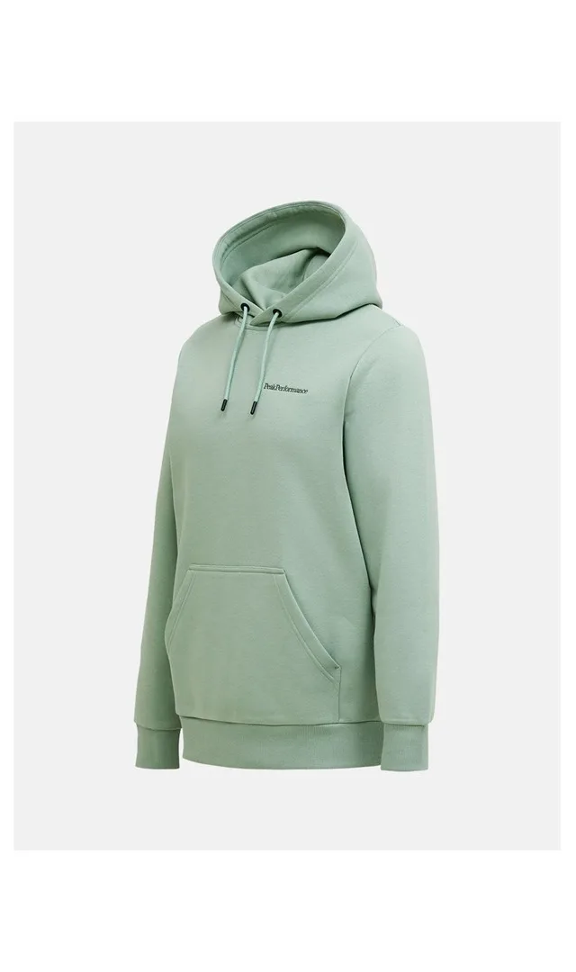 Bluza męska PEAK PERFORMANCE M Original Small Logo Hood kolor zielony - M