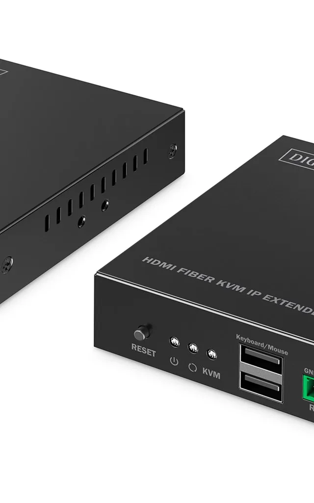 Digitus HDMI Fiber KVM IP Extender Set, 4K/60Hz