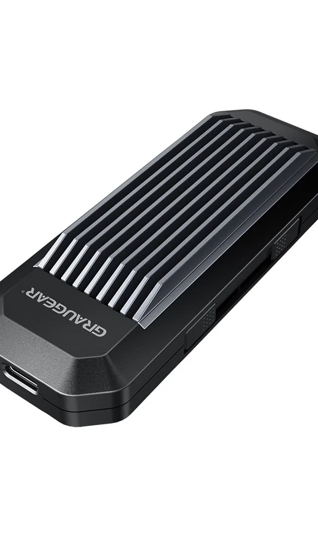 GRAUGEAR G-M202-AC-10G storage drive enclosure SSD enclosure Black M.2