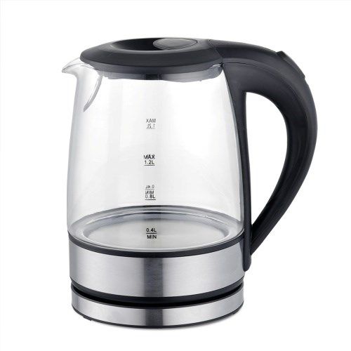 Maestro MR-062-Black Glass Electric Kettle 1 2 L