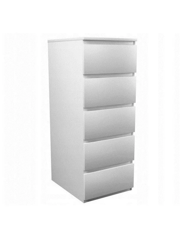 Topeshop W5 BIEL MAT chest of drawers