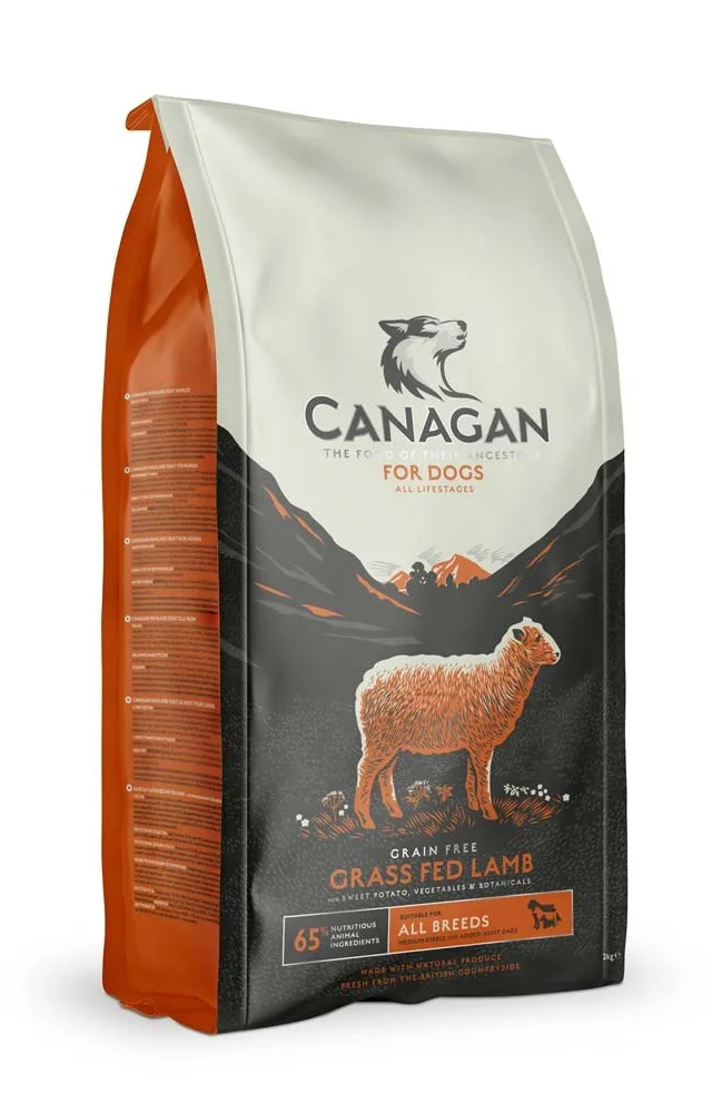 CANAGAN Grain Free Lamb – Dry Dog Food – 2kg
