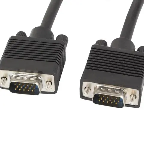 Lanberg CA-VGAC-10CC-0050-B VGA cable 5 m VGA (D-Sub) Black
