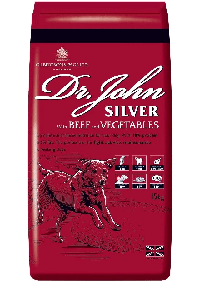 DR JOHN Silver Beef - Dry Dog Food - 15kg