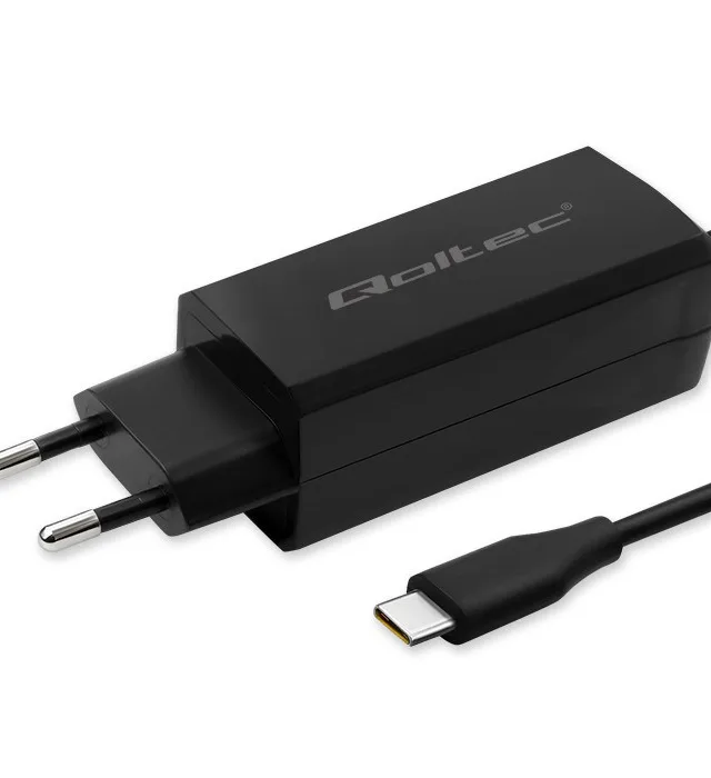 Qoltec 52420 90W GaN Super Fast Charger 5-20V 3-4.5A USB-C 3.1