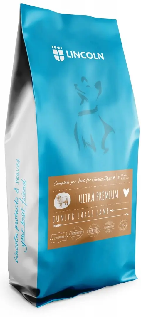 LINCOLN Ultra Premium Junior Large Lamb - Dry Dog Food - 12kg