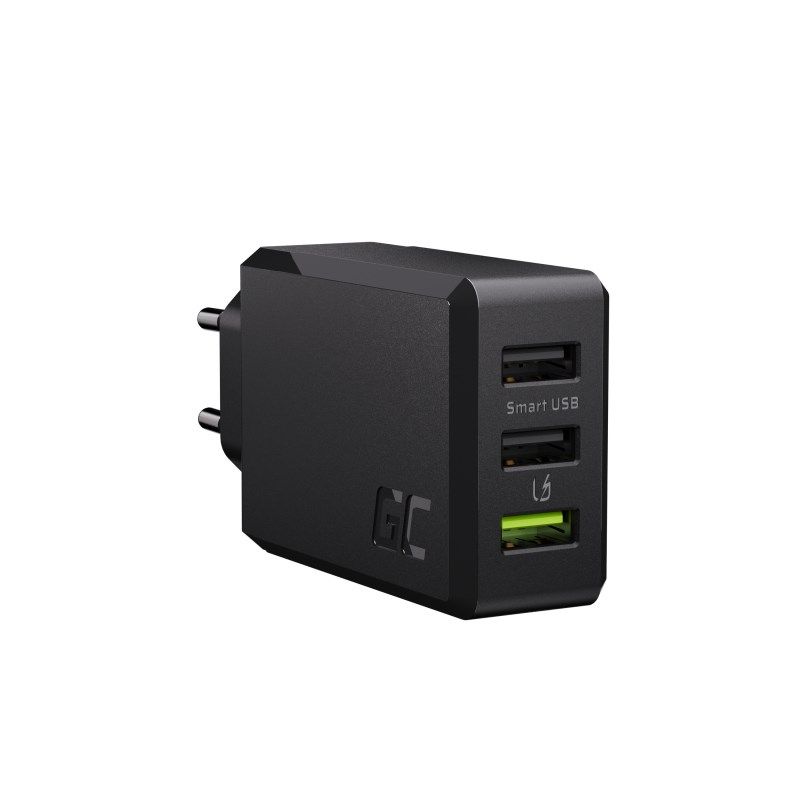 Green Cell CHARGC03 Mobile Device Charger Black Indoor