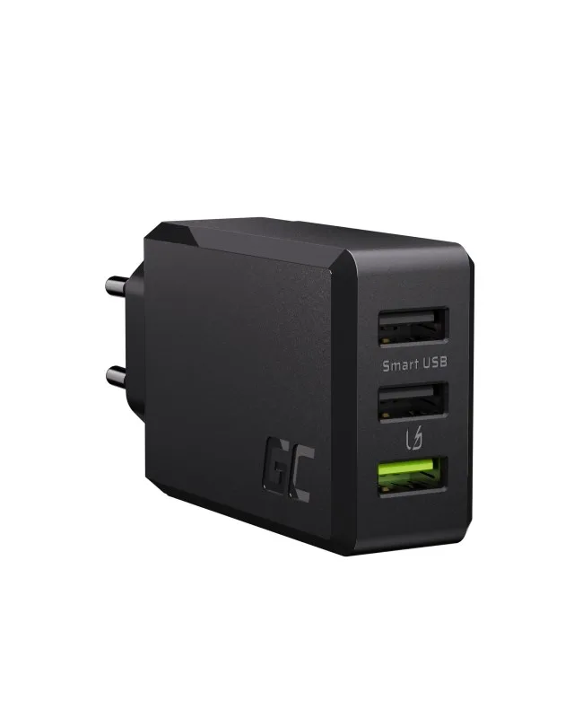 Green Cell CHARGC03 Mobile Device Charger Black Indoor