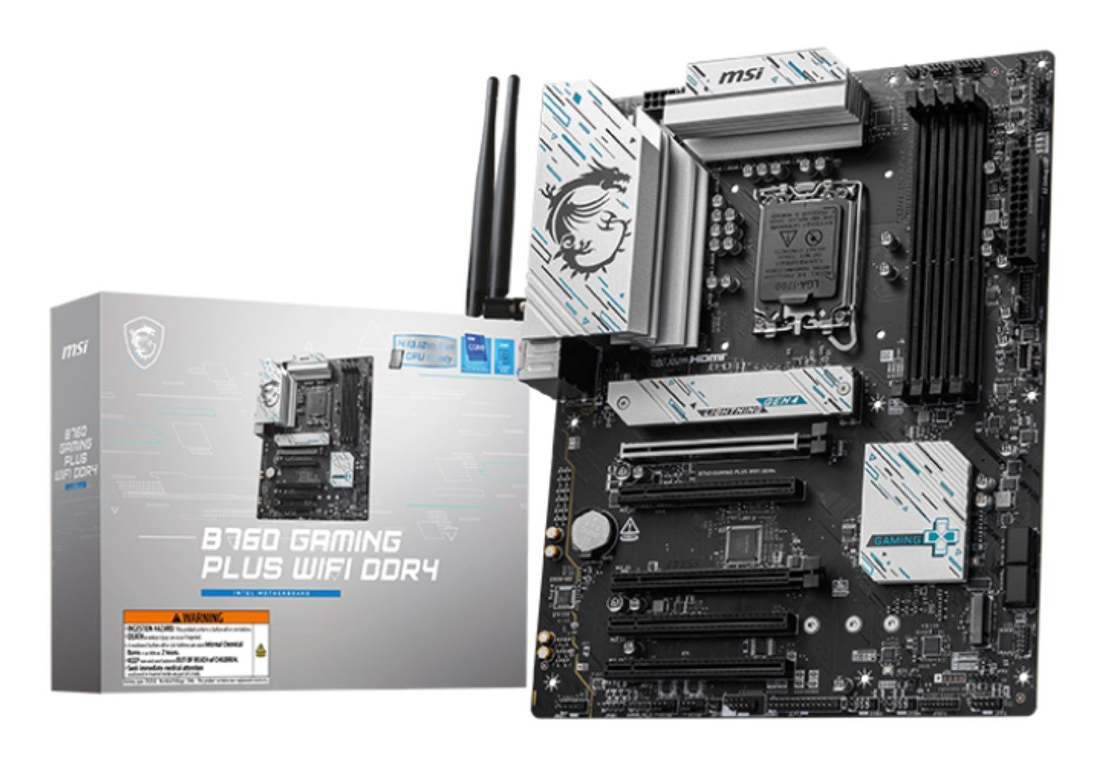 MSI B760 GAMING PLUS WIFI DDR4 motherboard Intel B760 LGA 1700 ATX
