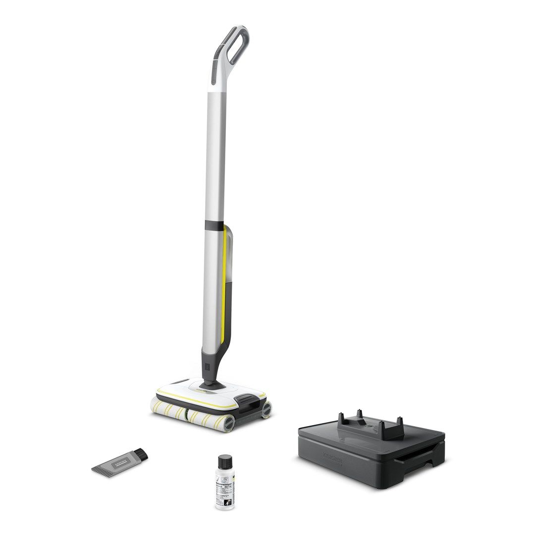 KäRcher FC 7 CORDLESS Electric Broom Battery Wet Bagless Black White Yellow 2.85 Ah