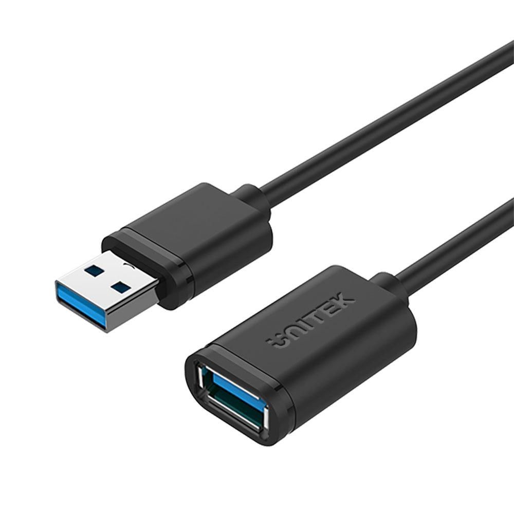 UNITEK Y-C459GBK USB cable USB 3.2 Gen 1 (3.1 Gen 1) 2 m USB A 5 Gbit/s Black