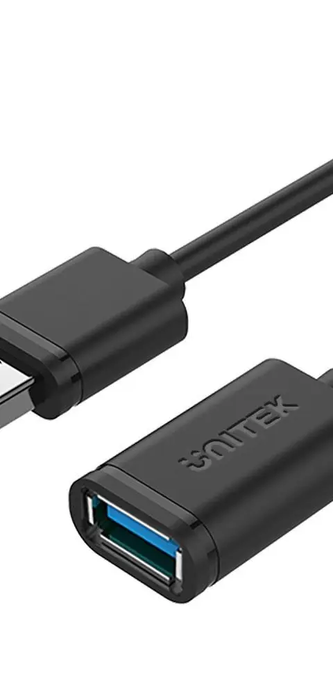 UNITEK Y-C459GBK USB cable USB 3.2 Gen 1 (3.1 Gen 1) 2 m USB A 5 Gbit/s Black