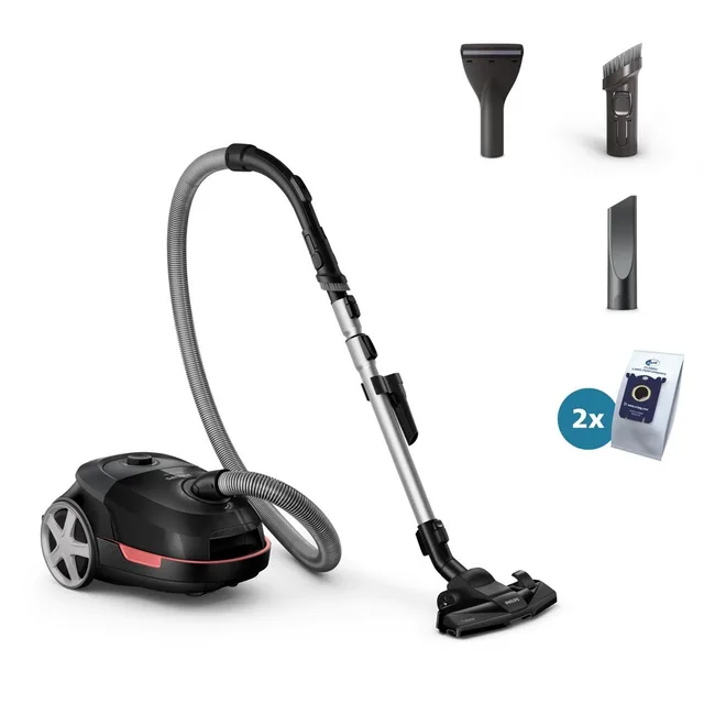 Philips 5000 series XD5123/10 vacuum 4 L Cylinder vacuum Dry 900 W Dust bag