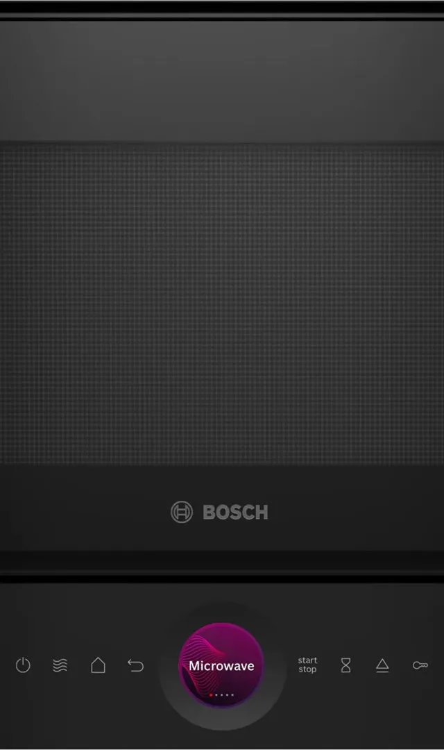 Bosch Serie 8 BFR7221B1 Microwave Black Solo Microwave Built-In 21 L 900 W