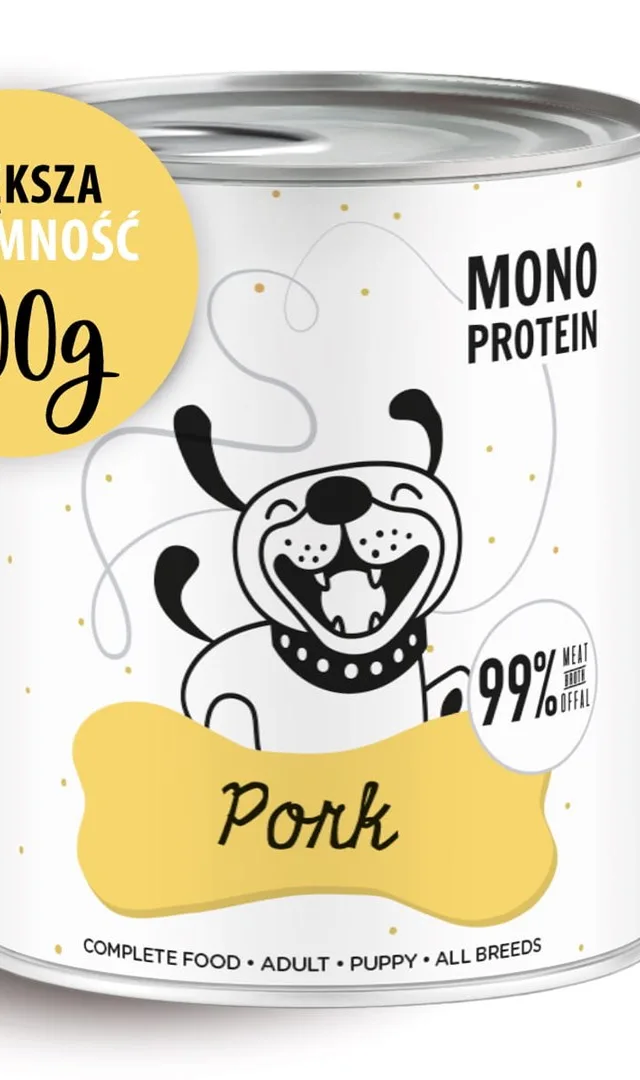 PAKA ZWIERZAKA Pepe Pork - Wet Dog Food - 800g