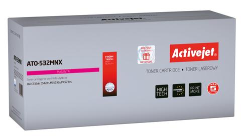 Activejet ATO-532MNX toner (replacement for OKI 46490606; Supreme; 6000 pages; magenta)