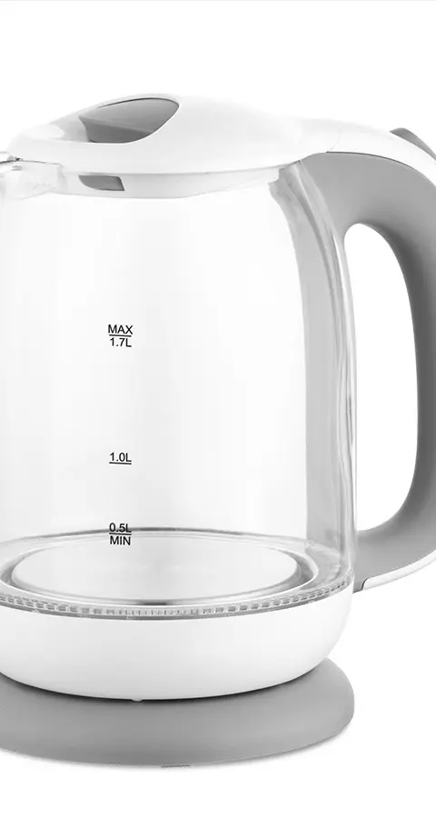 Maestro MR-056-Grey Glass Electric Kettle 1.7 L
