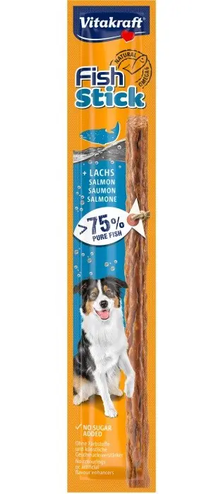 VITAKRAFT Fish Stick Salmon - Dog Treat - 15 G