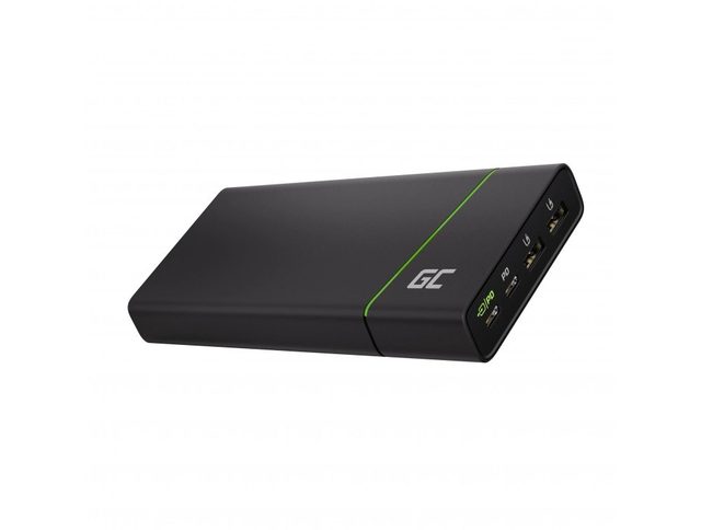 Powerbank Green Cell PowerPlay Ultra 2xUSB 2xUSB-C Power Delivery 26800mAh 128W Black