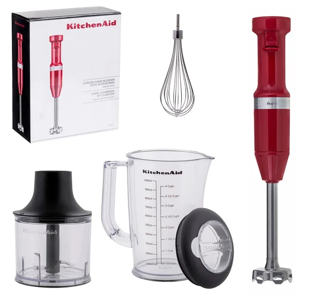 KitchenAid 5KHBV83EER 1 L Immersion blender 180 W Red