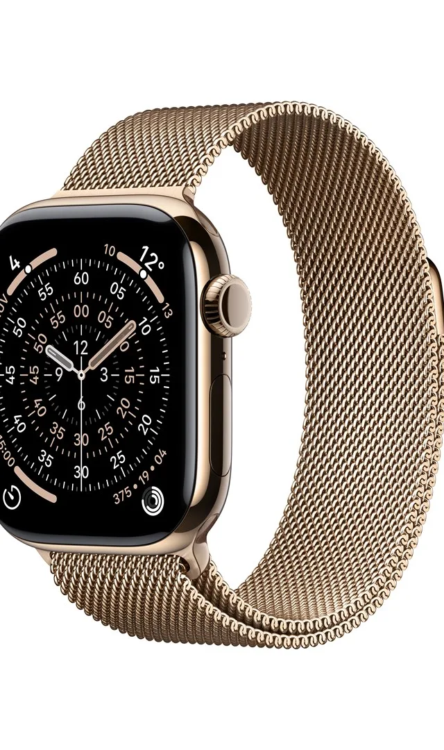 Apple Watch S11 42mm Gold Cellular Milanese Loop