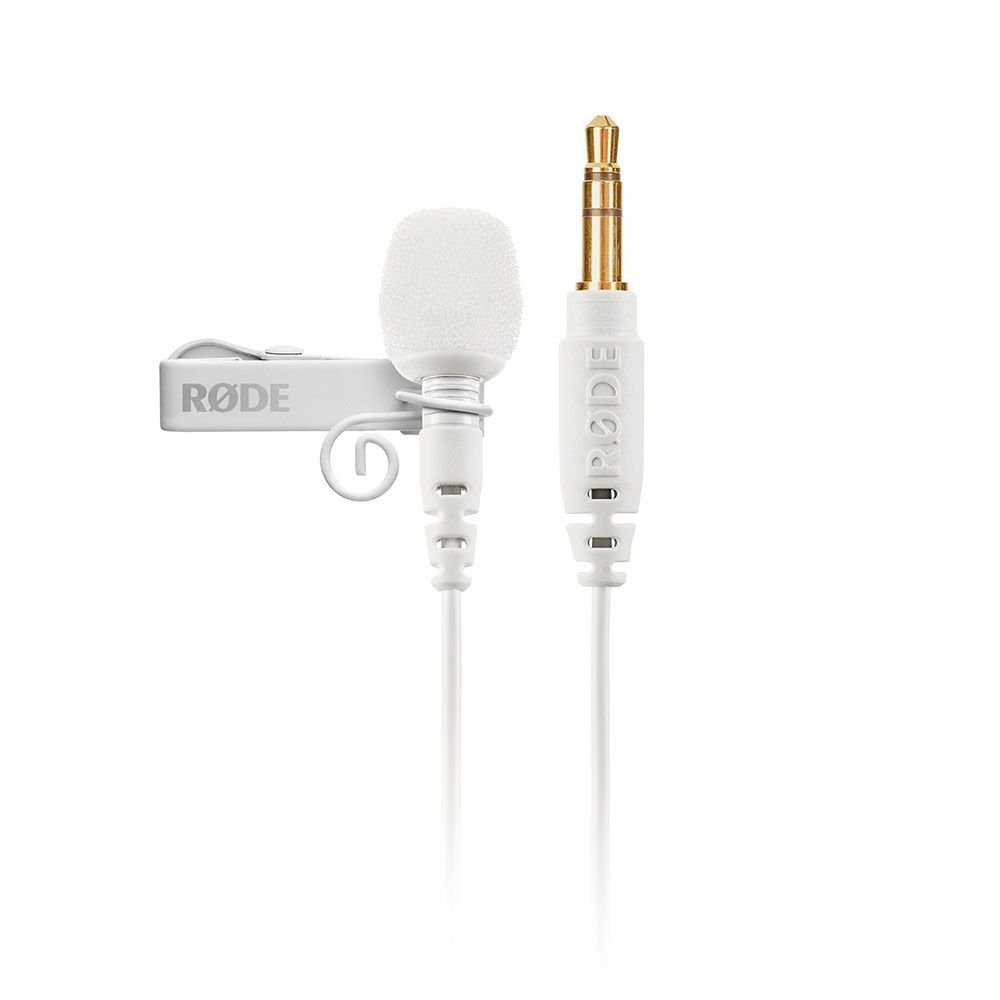 RODE LAVALIER GO Microphone White Clip-On Microphone