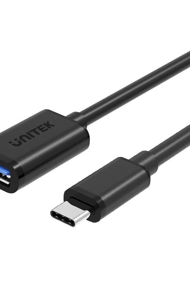 UNITEK Y-C476BK USB cable USB 3.2 Gen 1 (3.1 Gen 1) 0.2 m USB C USB A 5 Gbit/s Black