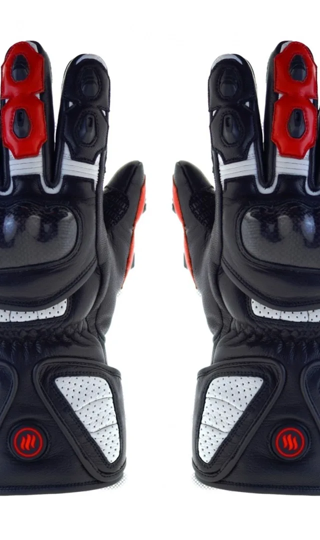 Heated Motorcycle Gloves Size: L XL