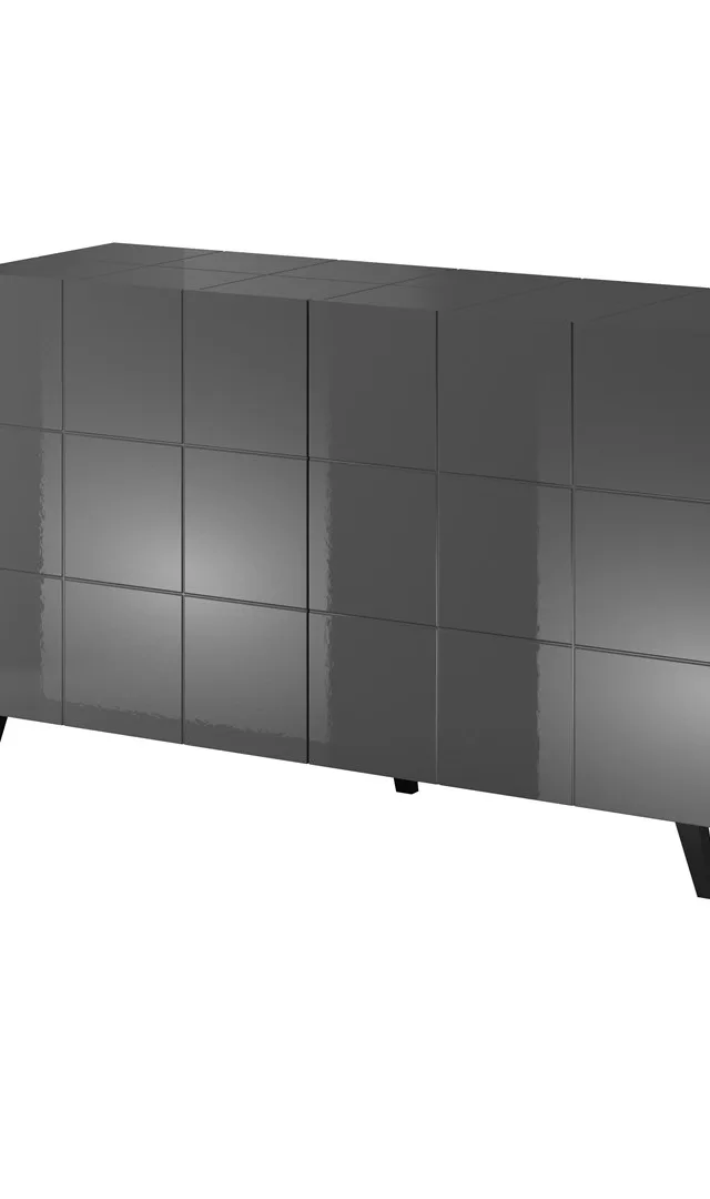 Cama Sideboard 2D REJA Graphite Grey Gloss/Graphite Grey Gloss