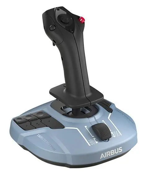 Thrustmaster TCA Sidestick Airbus edition Black, Blue USB Flightstick Analogue / Digital PC