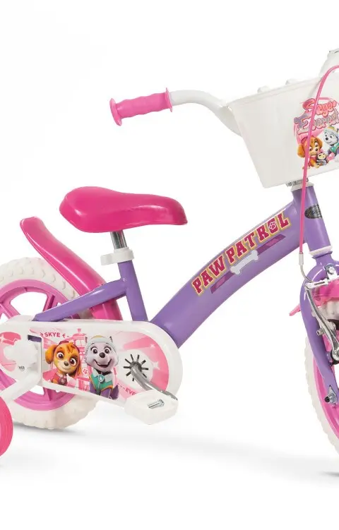 Children'S Bike 12 Paw Patrol Purple 1180 Girl TOIMSA