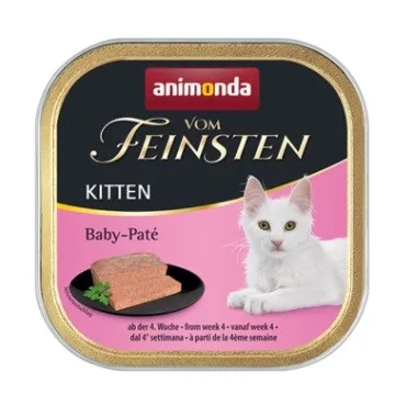 ANIMONDA Vom Feinsten Kitten Baby Pate - Wet Cat Food - 100g