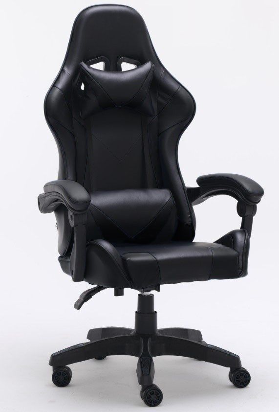 Topeshop FOTEL REMUS CZERŃ Office/Computer Chair Padded Seat Padded Backrest