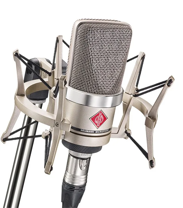 Neumann TLM 102 NI Studio-Set - Large-Diaphragm Condenser Microphone With Shock Mount Nickel