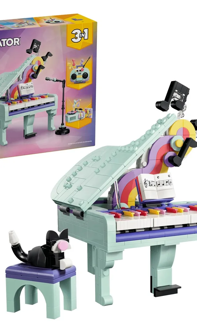 LEGO CREATOR 3 IN 1 31392 Music Decor Piano With Cat