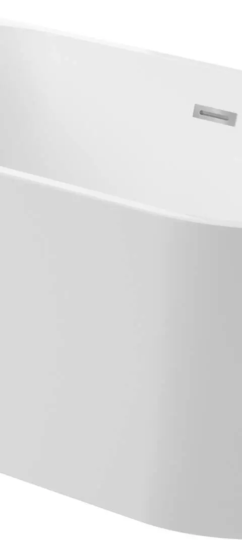Acrylic Corner/Freestanding Left Bathtub - 140 Cm