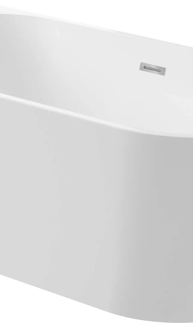 Acrylic Corner/Freestanding Left Bathtub - 140 Cm