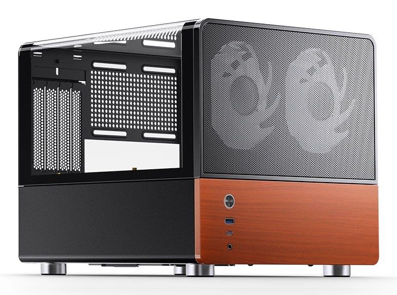 Jonsbo V12 PC-GehäUse Mini-Tower Micro-ATX - Black
