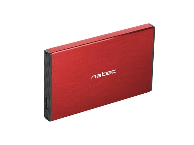 NATEC Rhino GO HDD/SSD enclosure Red 2.5"