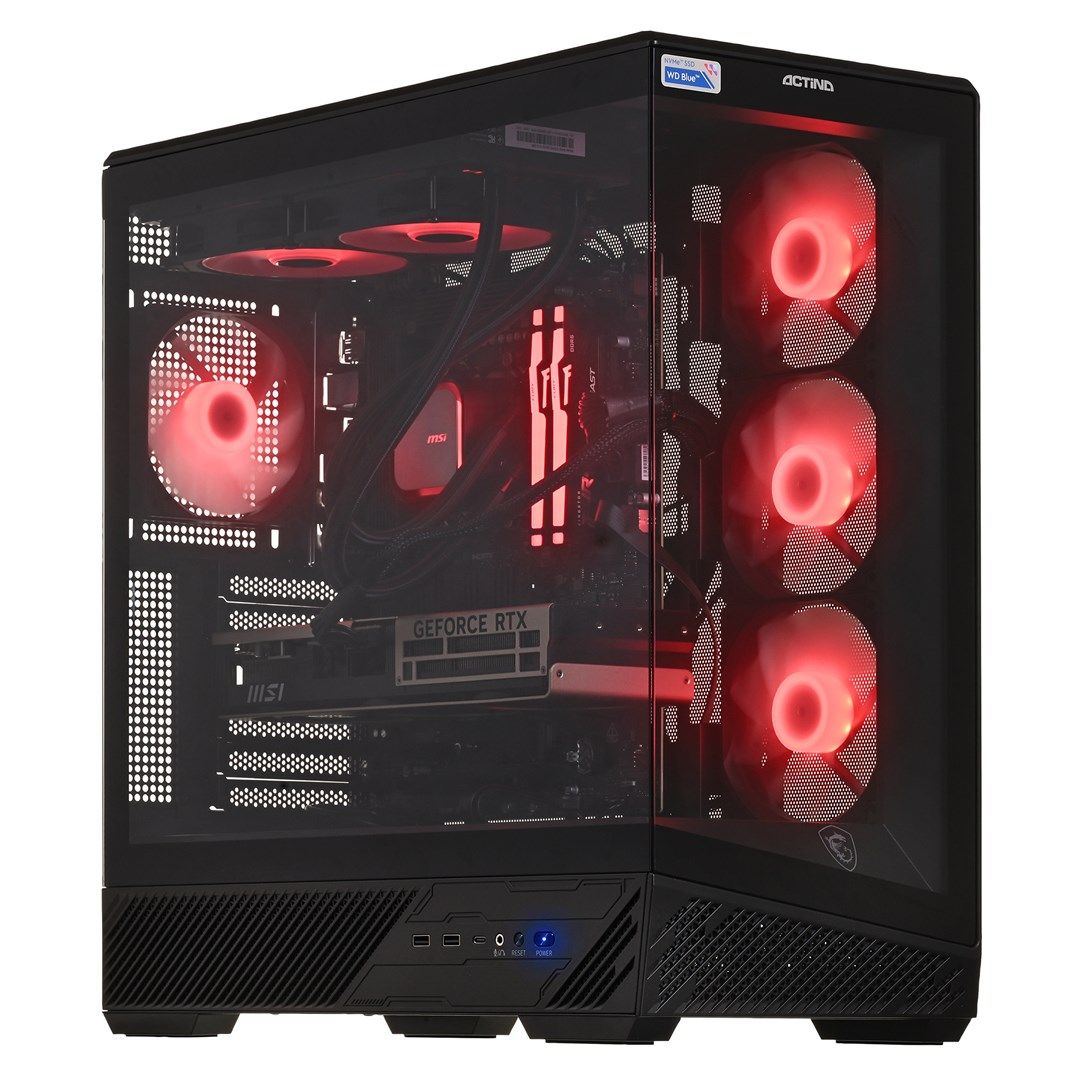 Actina 5901443441229 PC Intel Core Ultra 5 245KF 16 GB DDR5-SDRAM 1 TB SSD NVIDIA GeForce RTX 5060 Midi Tower Black