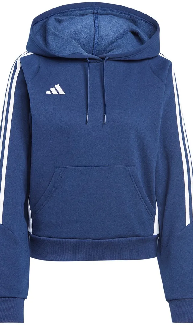 adidas Tiro 24 Hooded Women's Sweatshirt navy blue IR7507