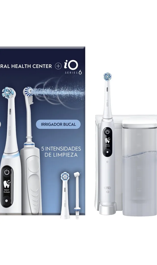 Oral-B iO6 & OxyJet Adult Rotating-oscillating toothbrush White