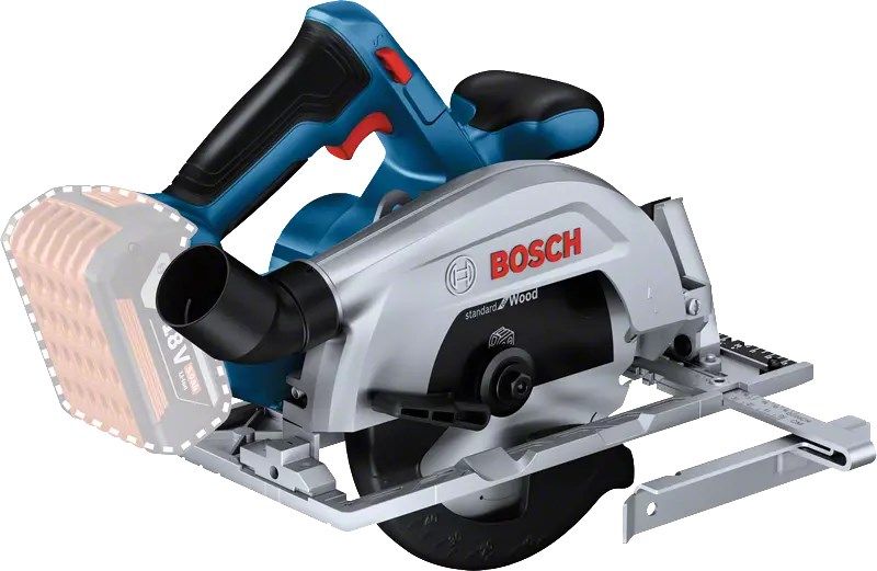 Bosch GKS 185-LI 16.5 Cm Black Blue Grey 5000 RPM