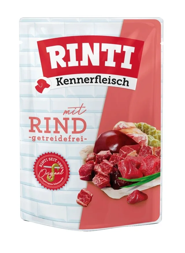 RINTI Kennerfleisch Beef - Wet Dog Food - 400g