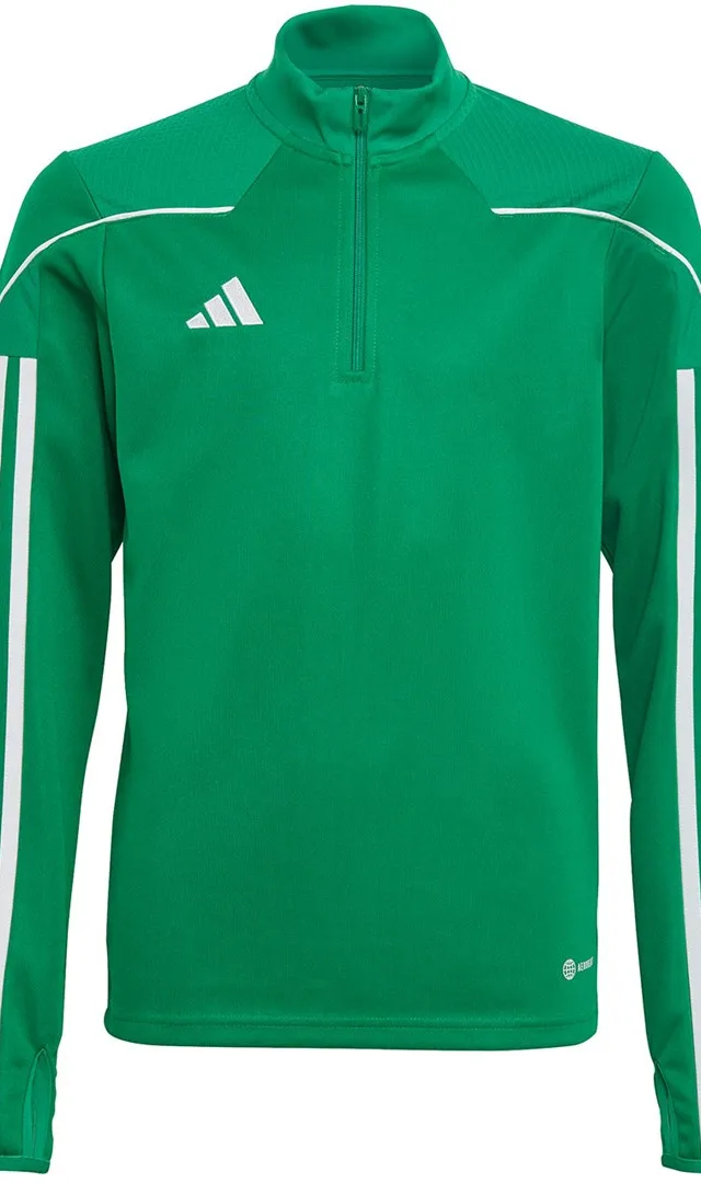 Sweatshirt for kids adidas Tiro 23 League Training Top green IB8473 152cm