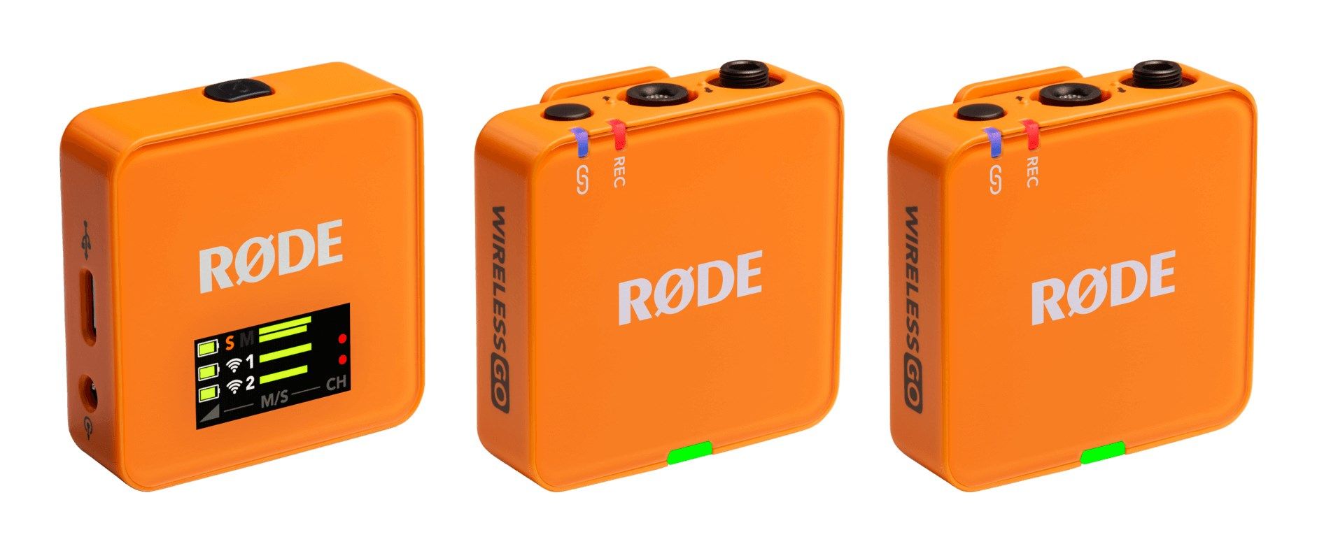 RODE Wireless GO III Orange - Wireless Microphone System (Orange)
