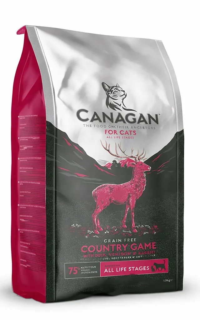 CANAGAN Country Game Duck Deer Rabbit - Dry Cat Food - 1.5kg